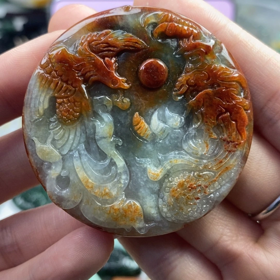 翡翠未镶嵌颈饰吊坠