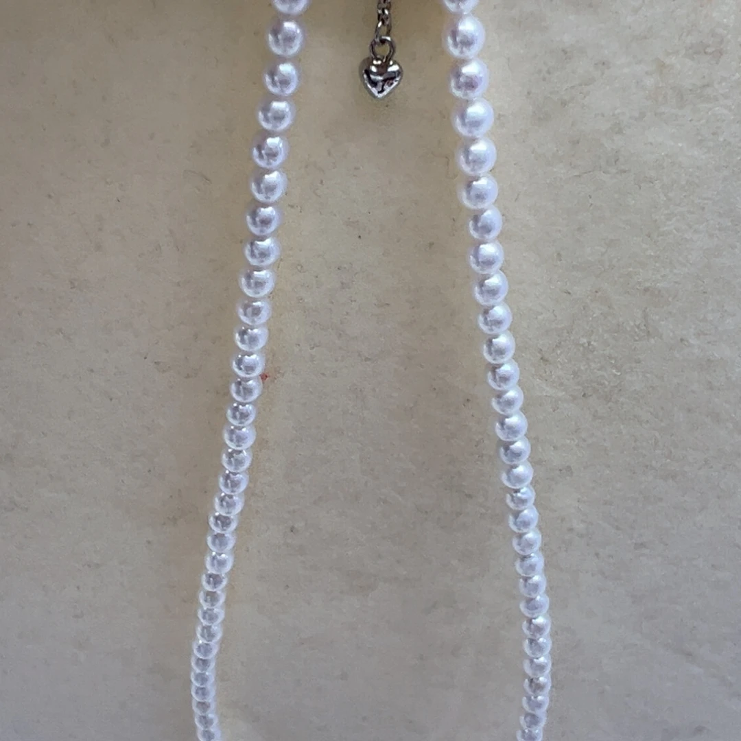 淡水珍珠颈饰银S925镶嵌