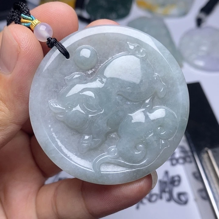 颈饰未镶嵌翡翠翡翠