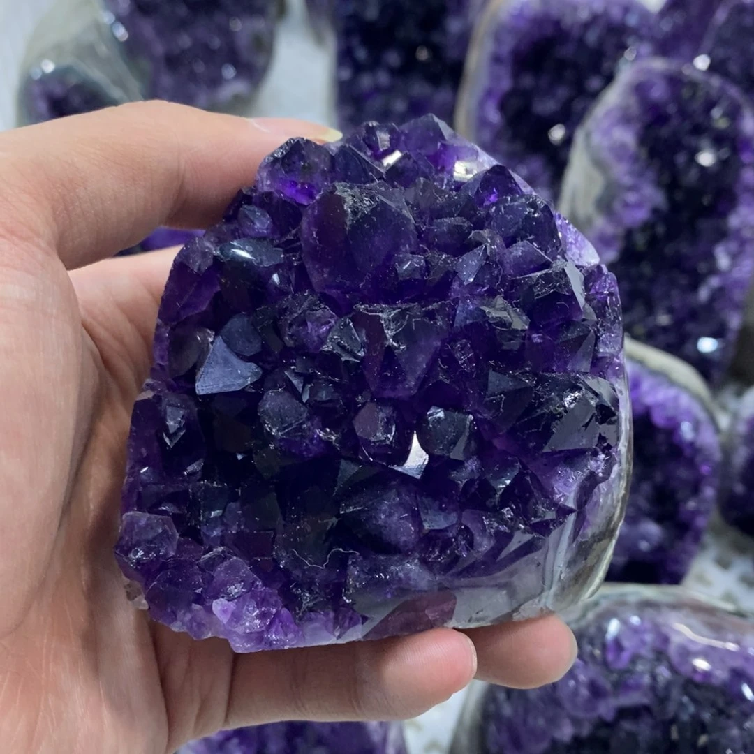 紫晶摆件摆件未镶嵌