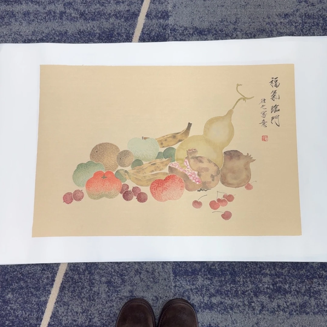 M***n国画国画作品山水花鸟