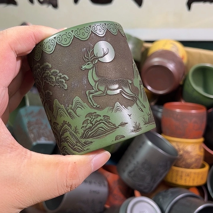 茶杯紫砂全手工紫砂主人杯