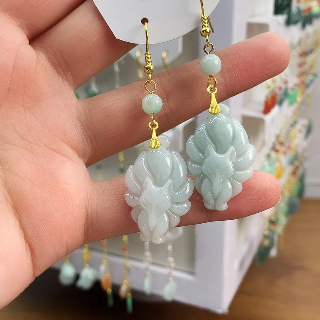 有****翡翠未镶嵌耳饰35