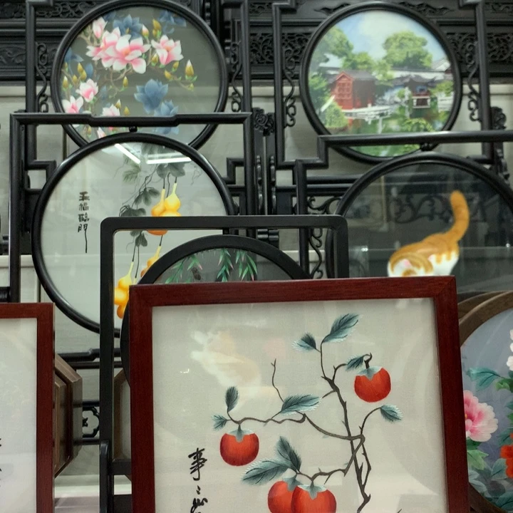 小****刺绣柿子手工刺绣