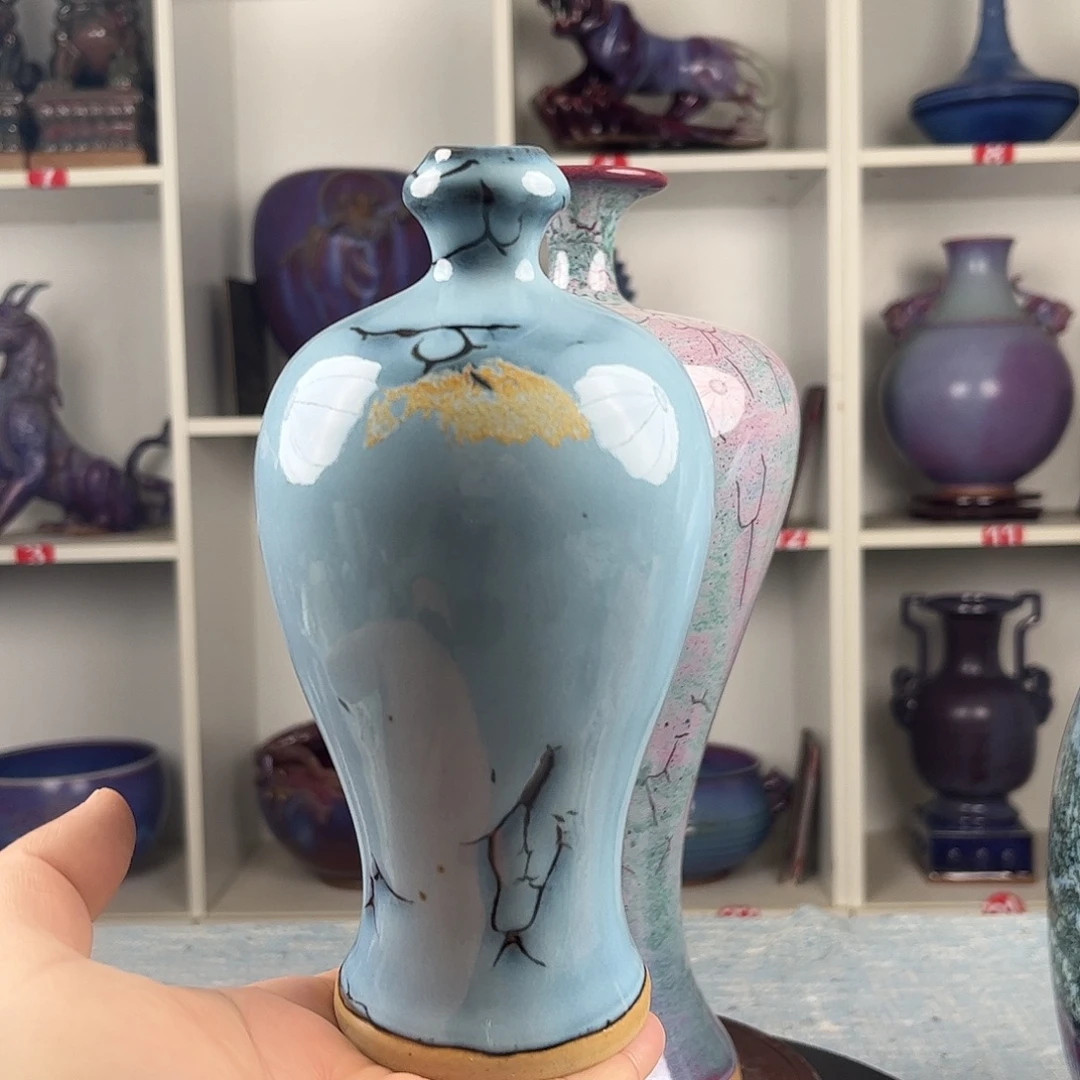 瓷片摆件……花器梅瓶……