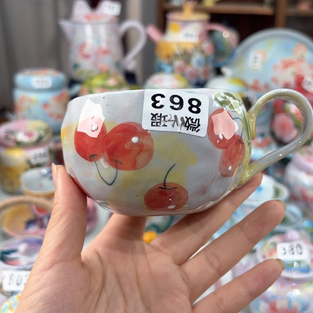 景德镇手绘高温釉下彩陶瓷茶具