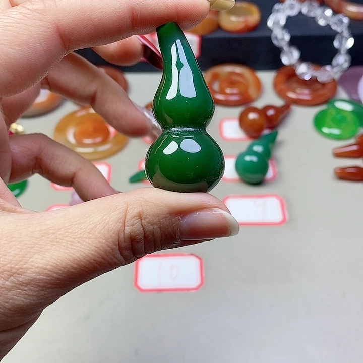 玛瑙/玉髓吊坠未镶嵌啊*