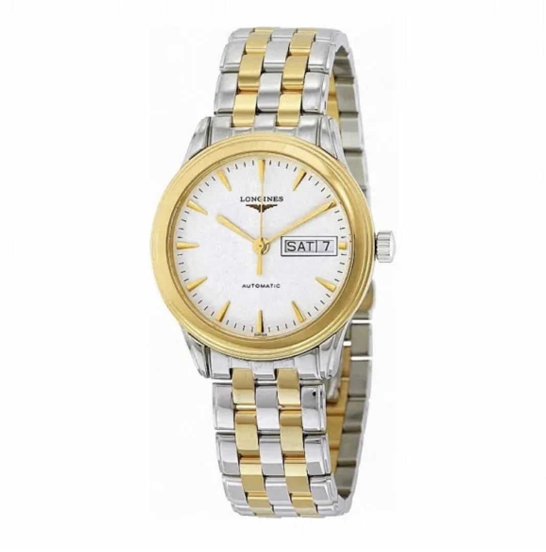99新 Longines/浪琴 军旗双历799/机械腕表/表经36mm/时尚男士
