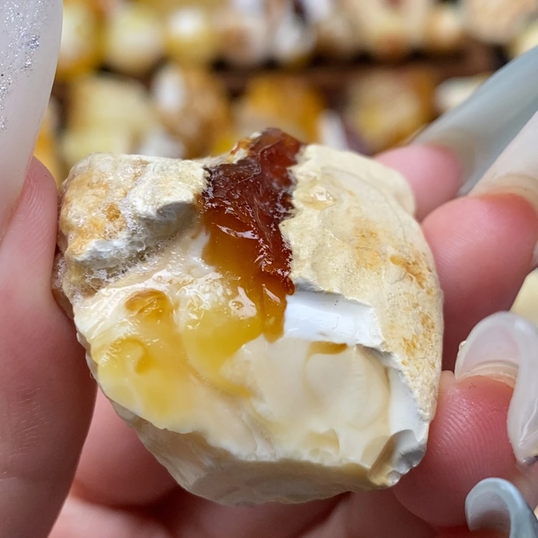 岩***弟定制琥珀未镶嵌蜜蜡