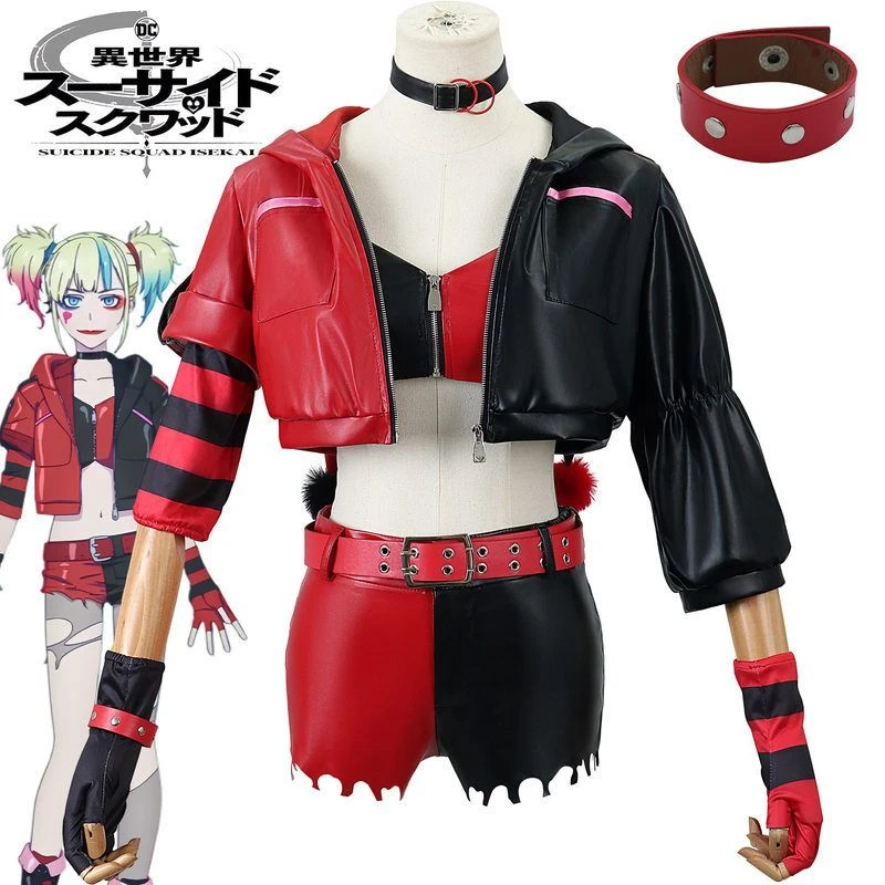 异世界自杀小队cos服哈莉奎茵小丑女Cosplay二次元动漫角色扮演服