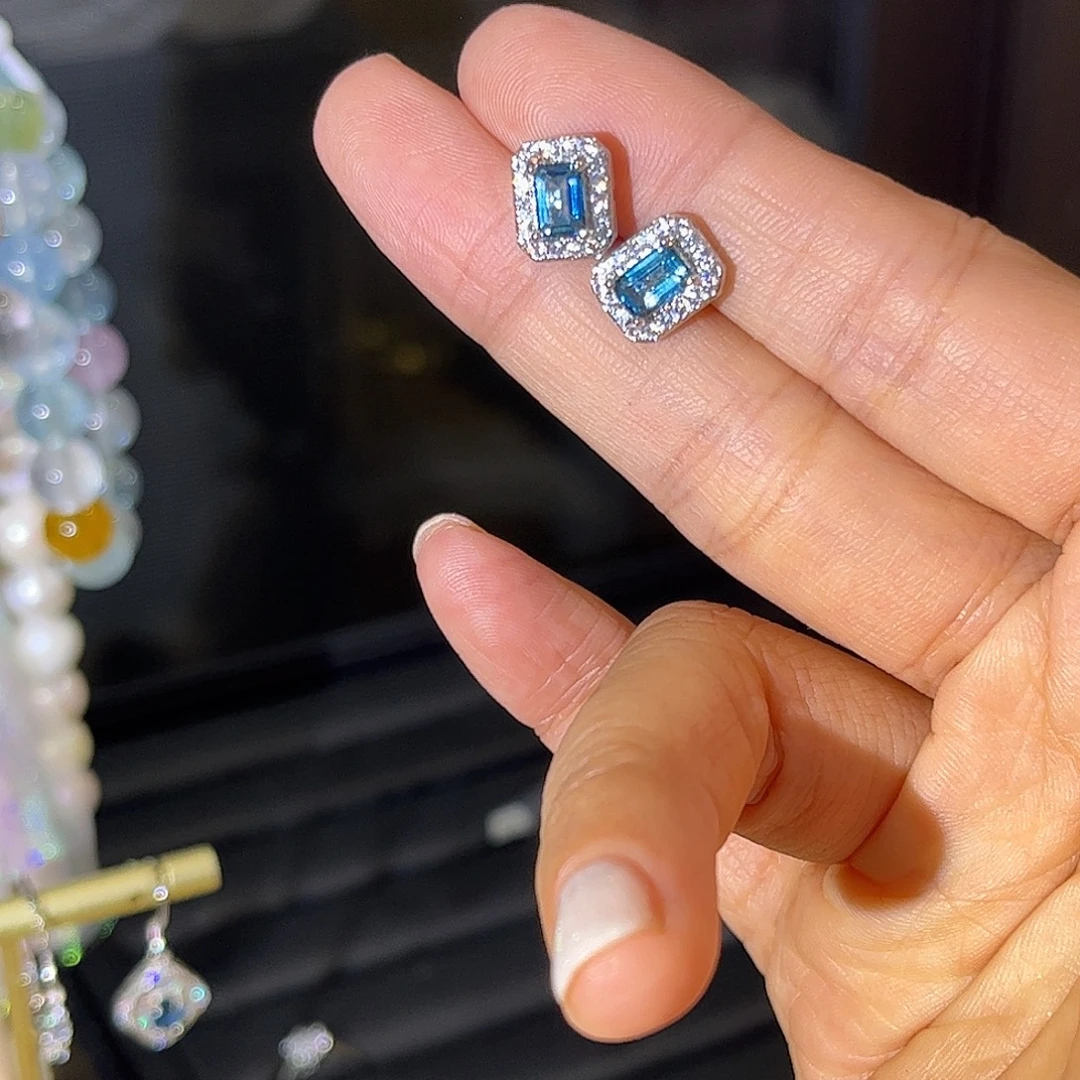 手链银S925镶嵌碧玺