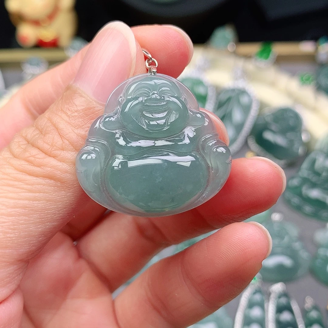 翡翠未镶嵌颈饰吊坠