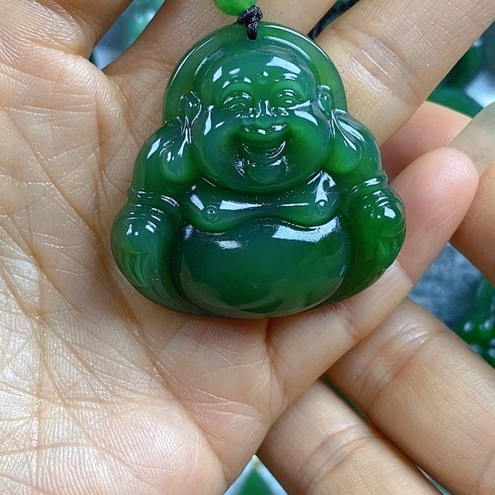 吊坠(不含链)未镶嵌和田玉（碧玉）39