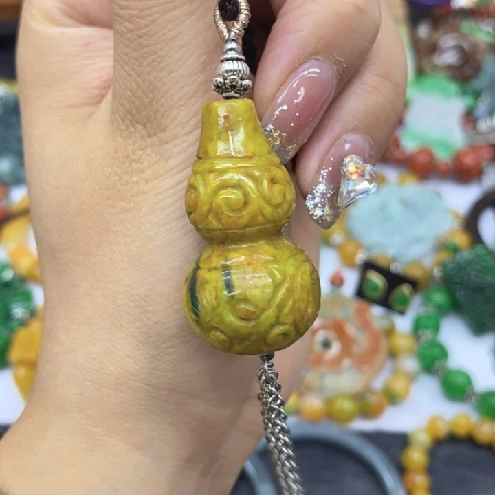 翡翠未镶嵌颈饰项链13