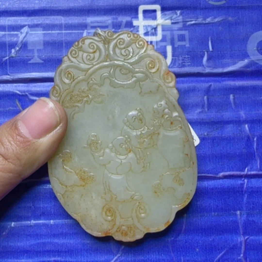 【闪购商品】和田玉挂件未镶嵌崔*军