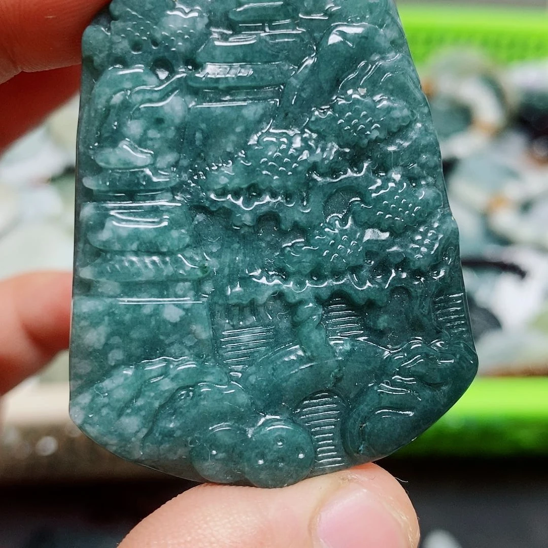 颈饰未镶嵌翡翠纯天然
