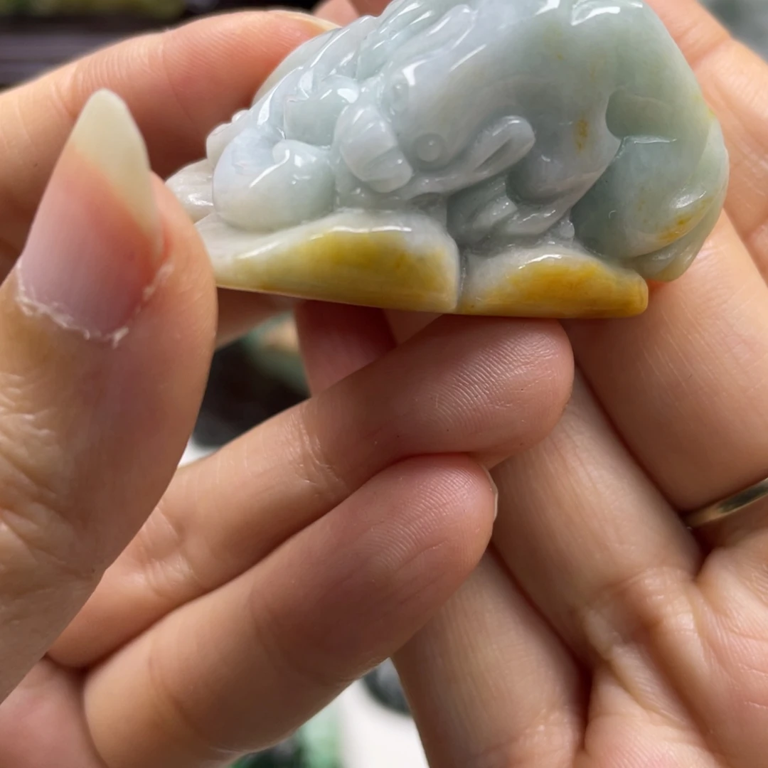 翡翠未镶嵌挂件牌子