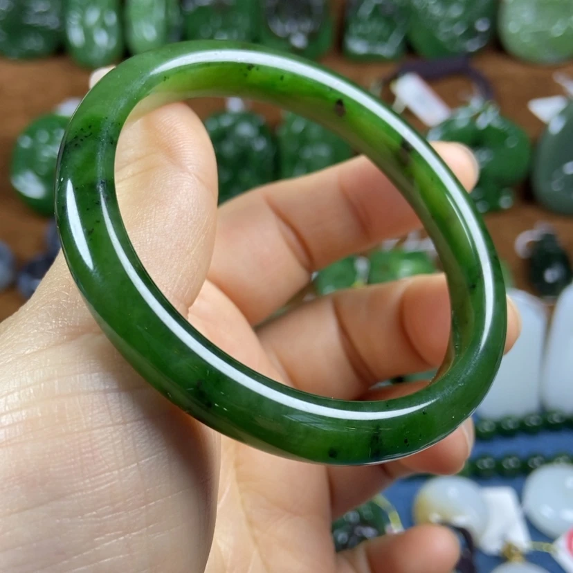 【闪购商品】未镶嵌手链和田玉（糖玉）手镯