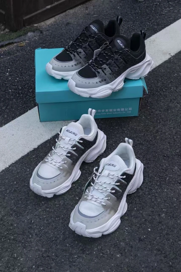 新款情侣款厚底增高潮流老爹休闲鞋 240002