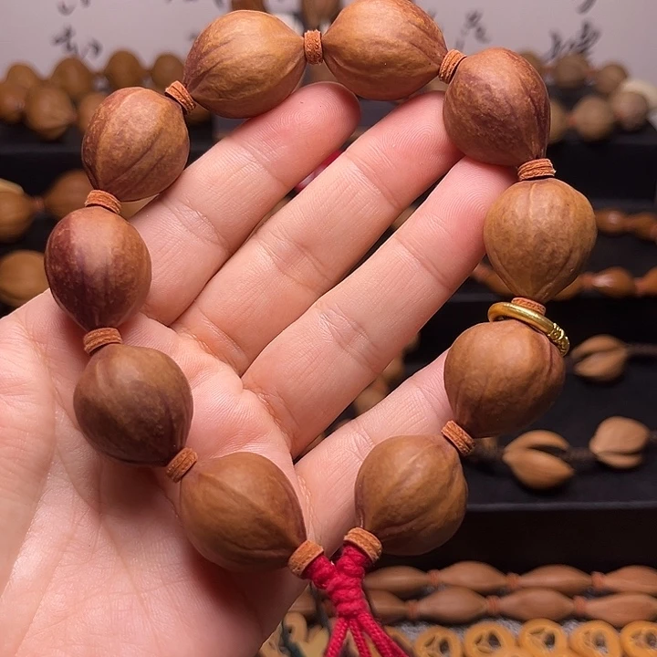 手串橄榄核紫皮蒜头19.23