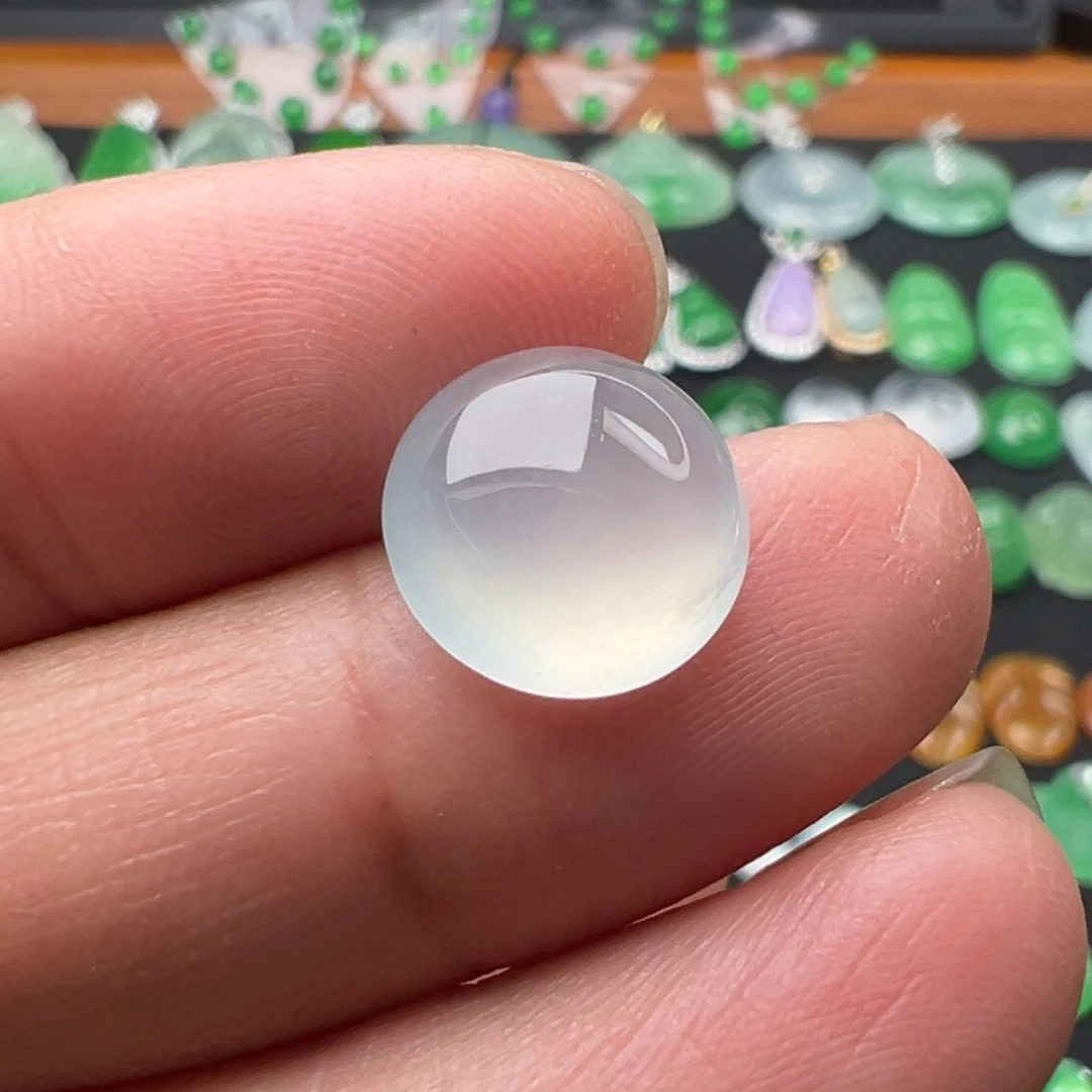 翡翠颈饰未镶嵌蛋11