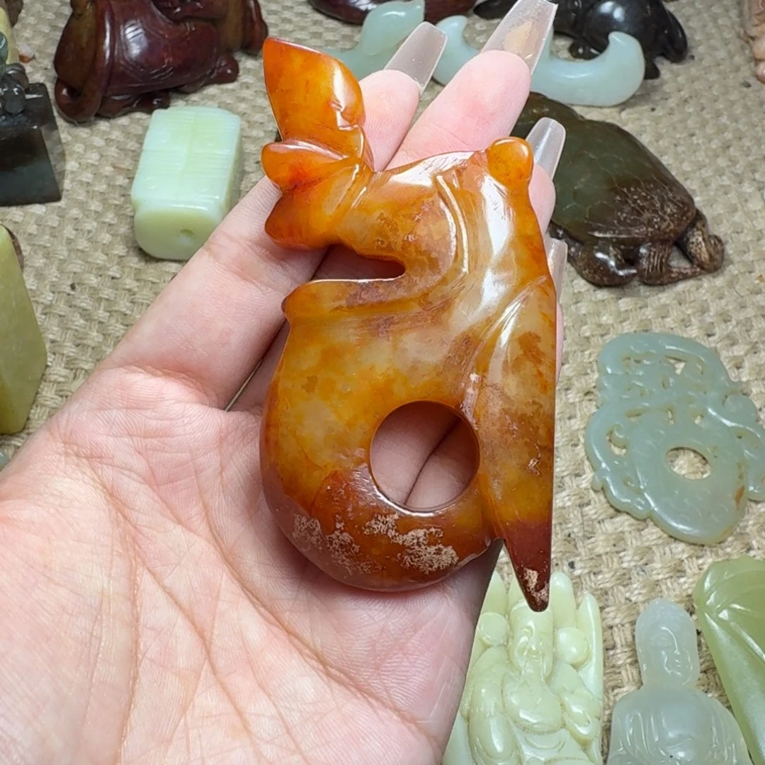 白玉菩提吊坠挂件