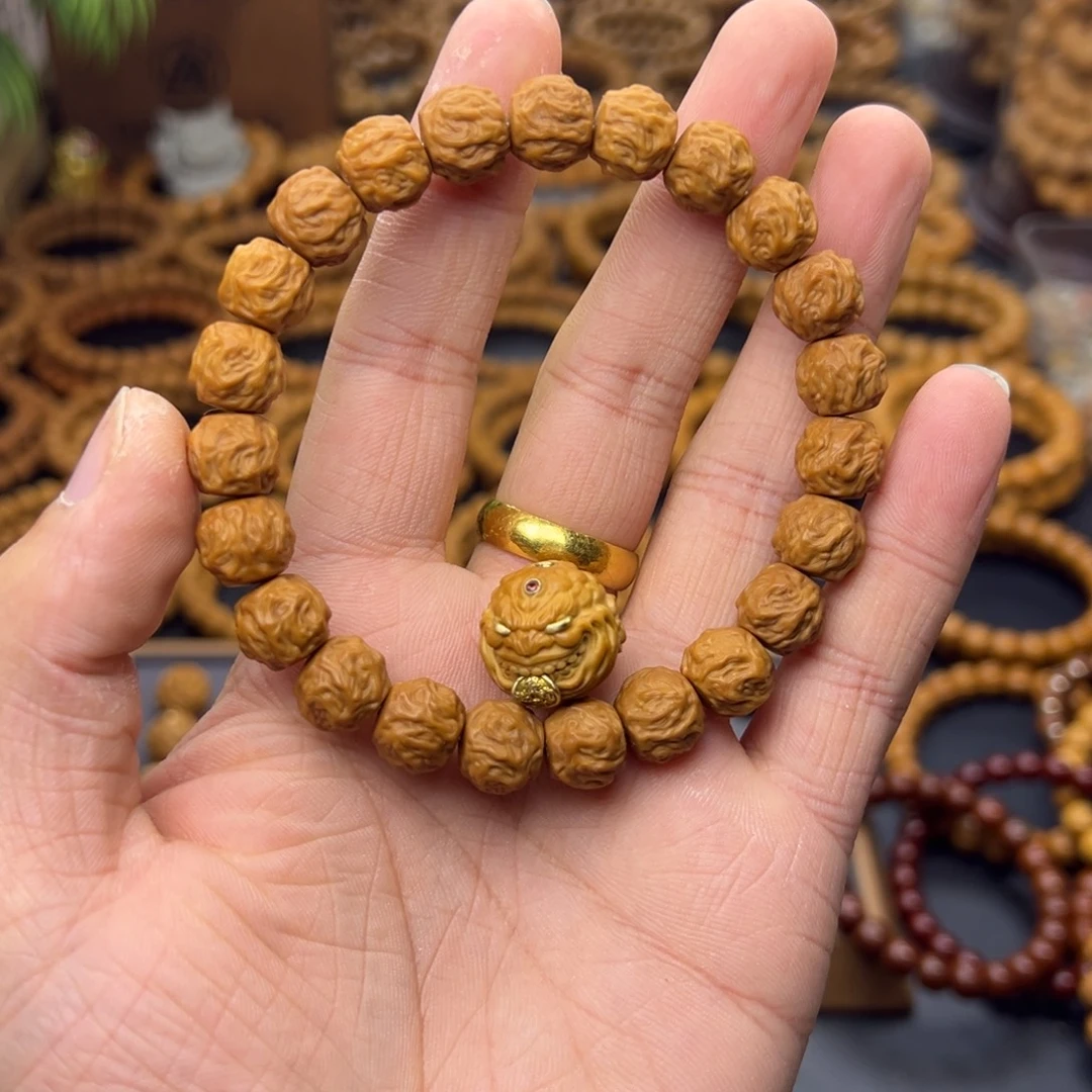 随***.手串猴头核桃龙蛇➕招财进宝