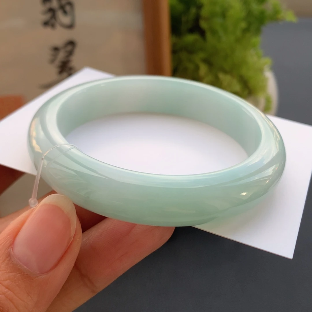 翡翠未镶嵌手镯翡翠手镯54+