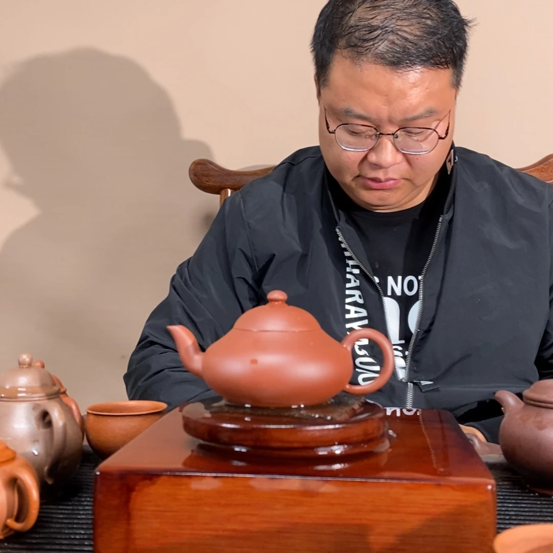 茶杯紫砂高端160cc红泥梨