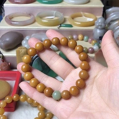 石英质玉未镶嵌手链