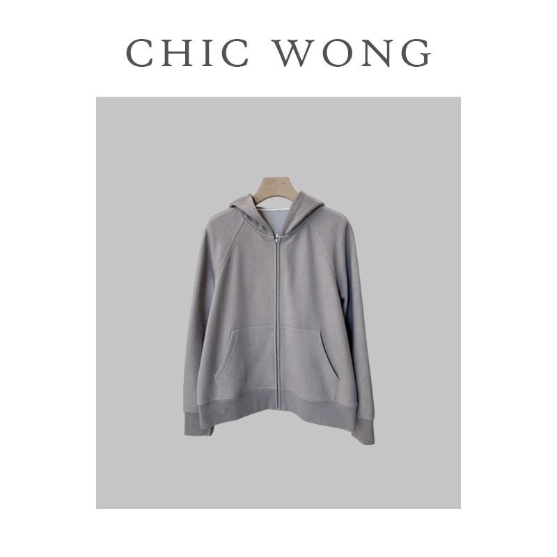 休闲运动布莱垦棕卫衣开衫YW3607011