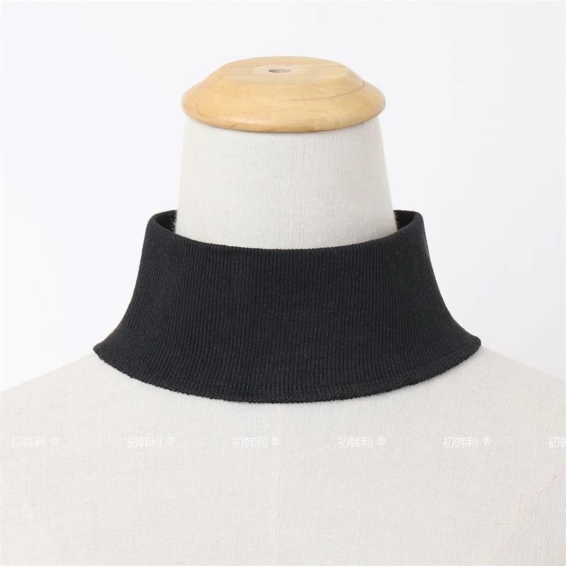 7cm套头卫衣领口罗文领子螺纹领圆领换领半高领高领保暖内衣领口