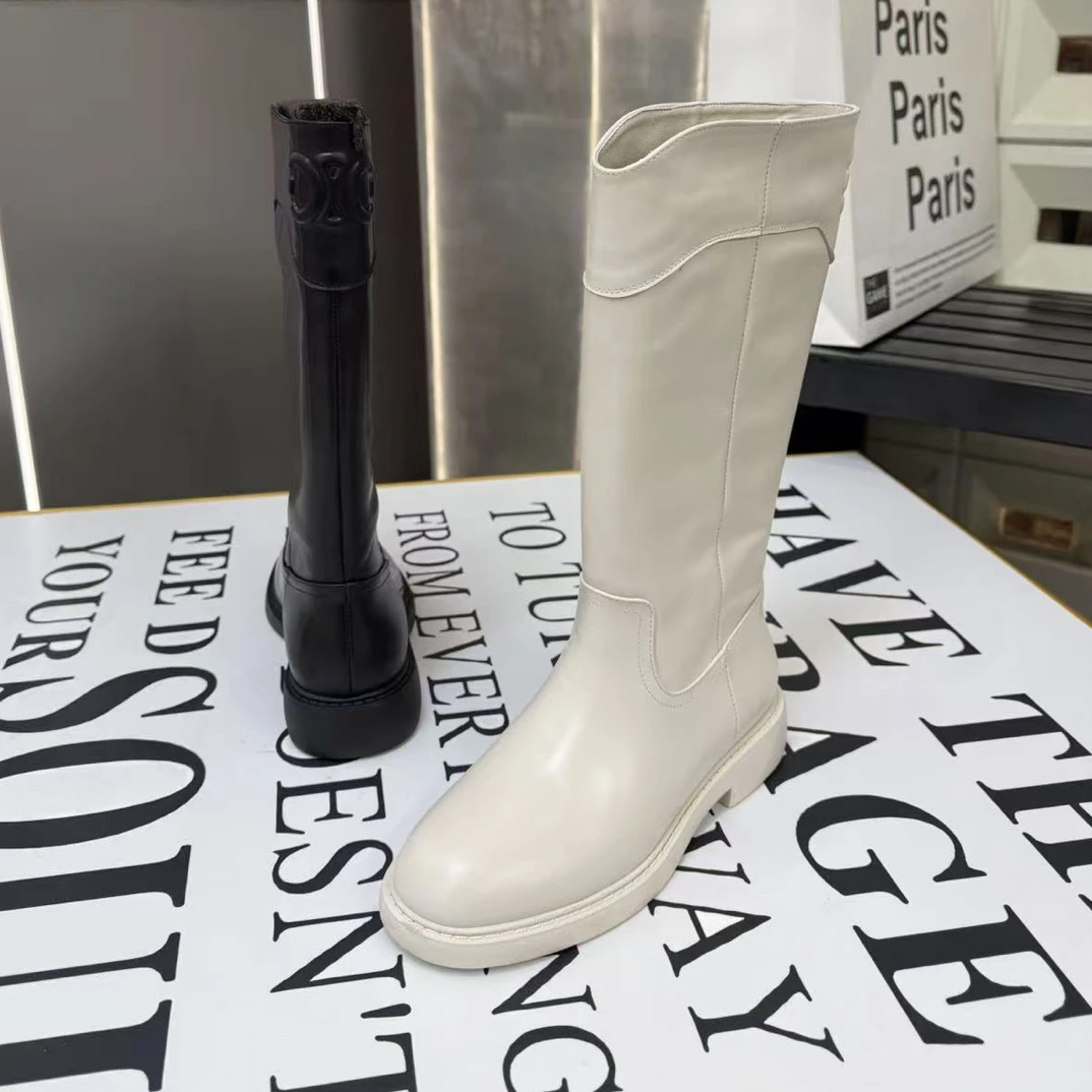 木子街商场专柜同步明星同款时尚骑士靴