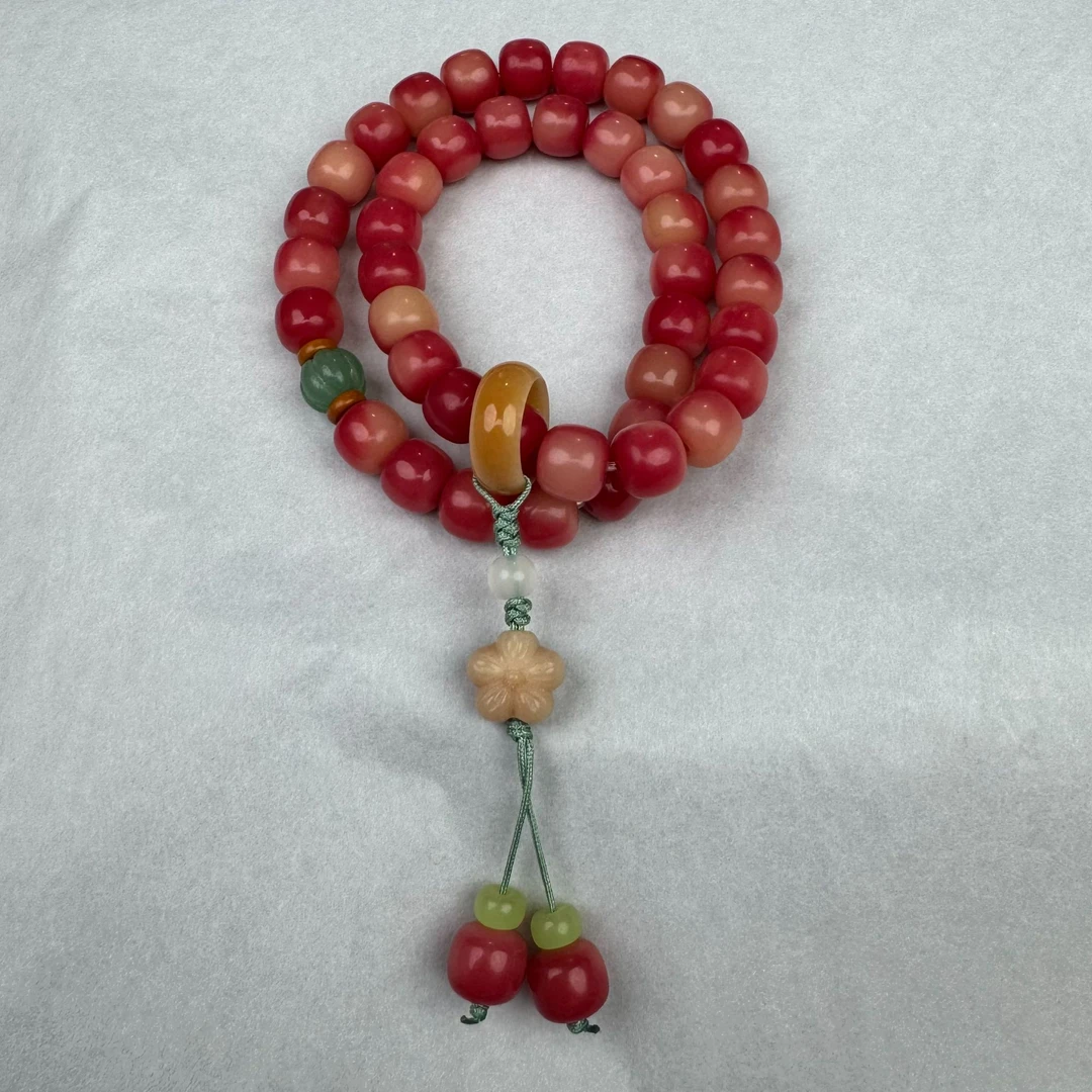 红飘花菩提0.8*1.0挂串 +跑环(无礼盒)K118