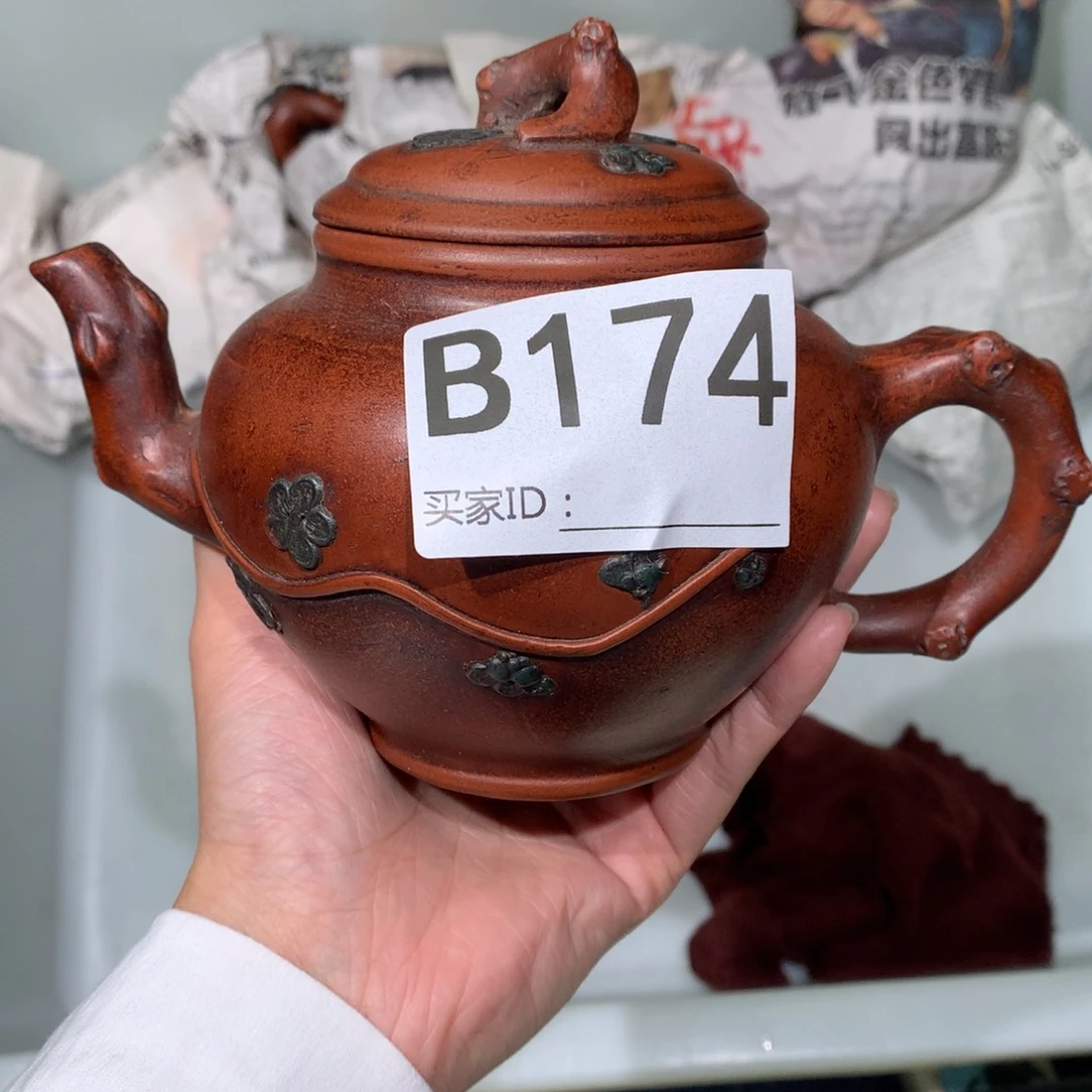 茶壶粗砂紫砂茶壶174