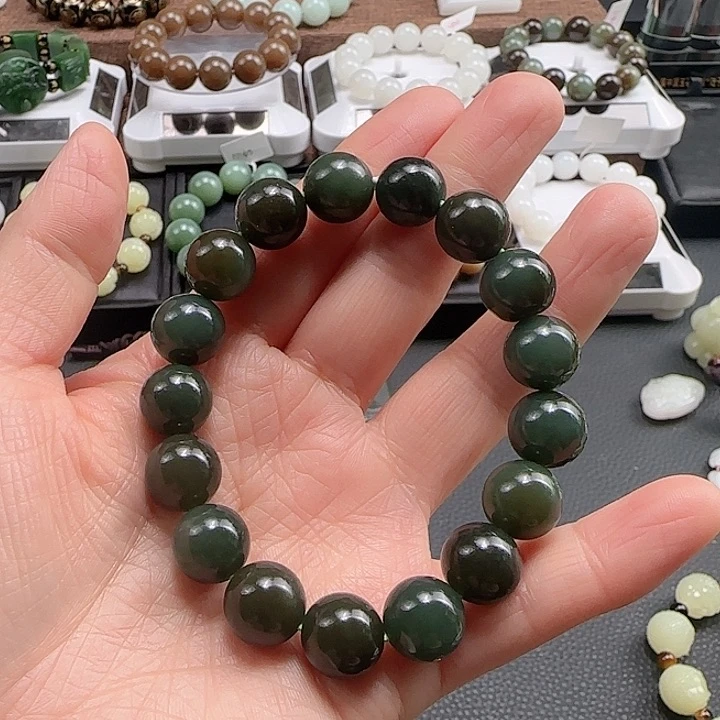 和田玉手串未镶嵌