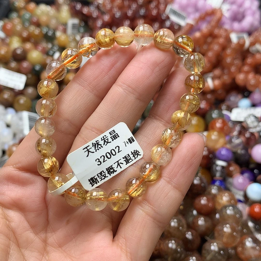 水晶手链未镶嵌，