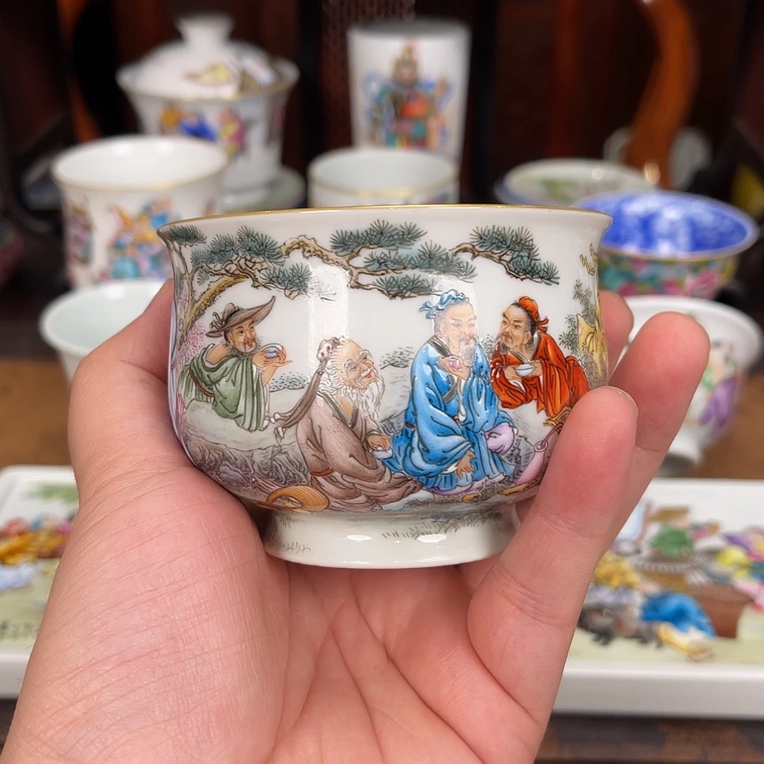 玉***山景德镇瓷器全手工制作