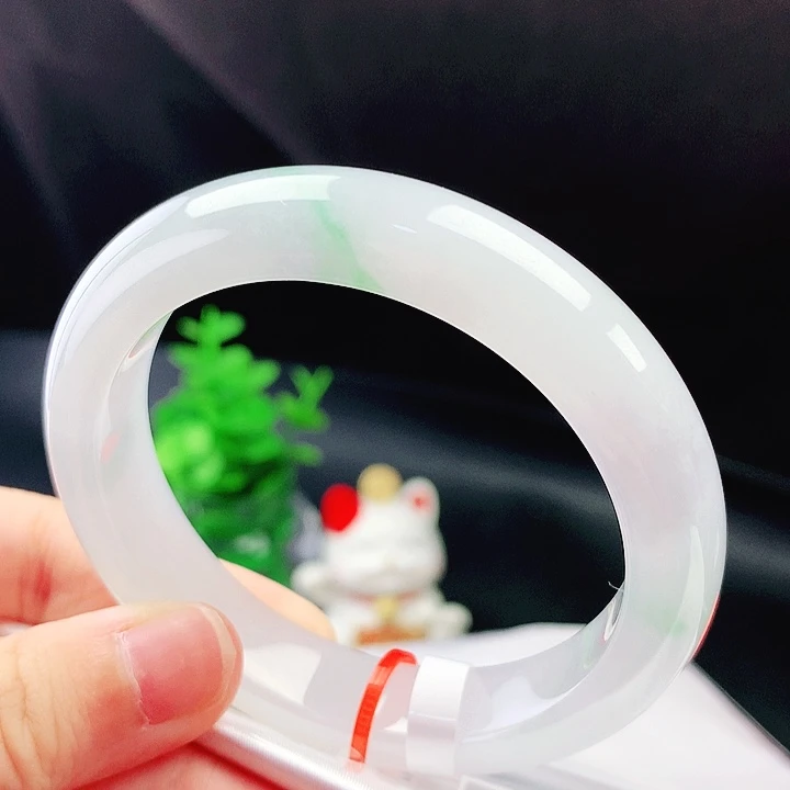 翡翠未镶嵌手镯53圈