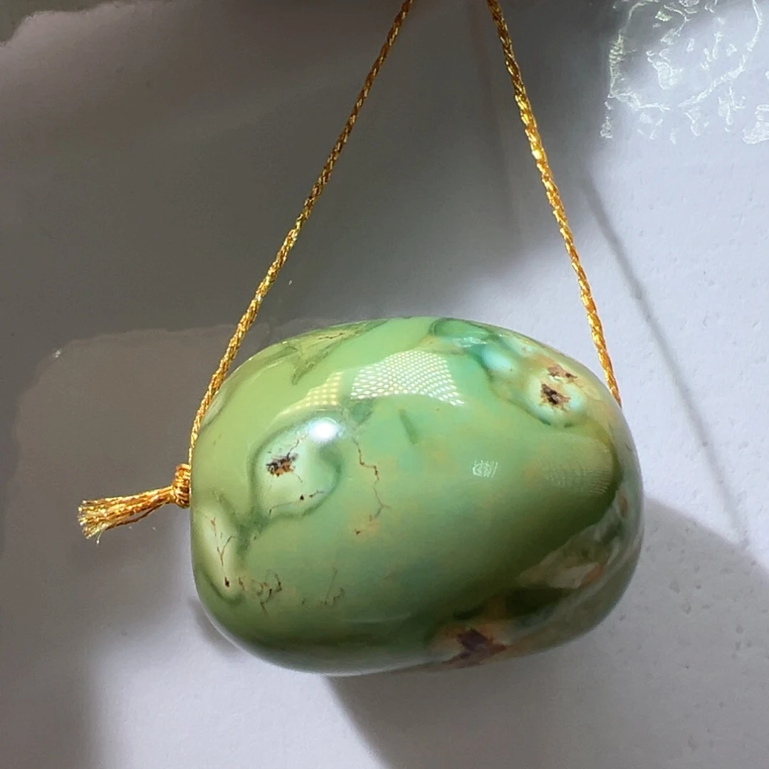 绿松石未镶嵌挂件