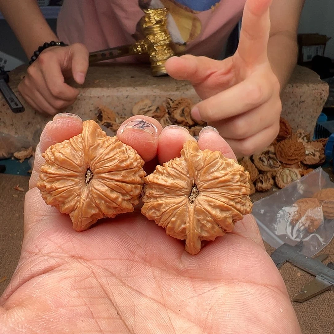 桃核吊坠38尺寸血麒麟