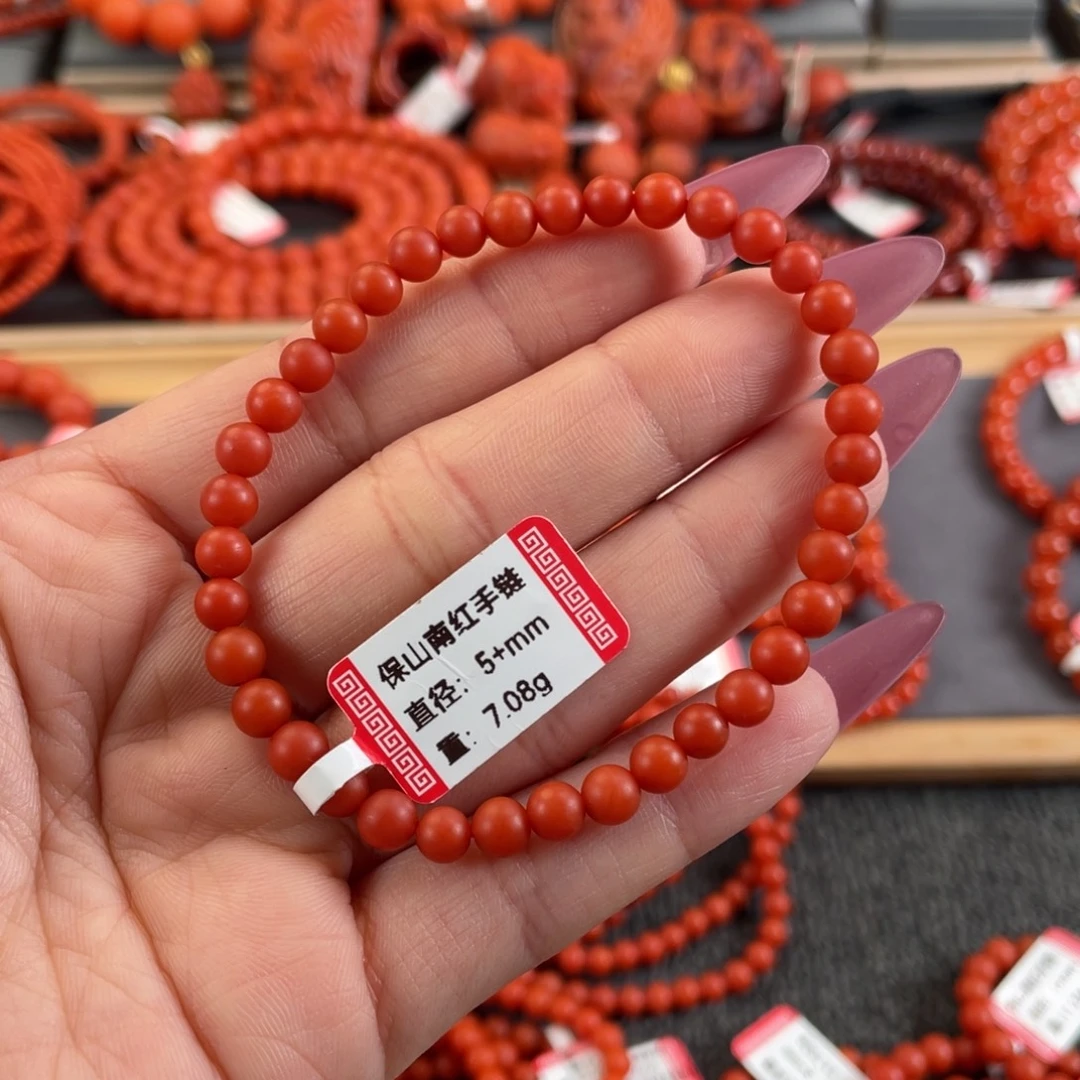 南红玛瑙未镶嵌5➕保山南红单圈