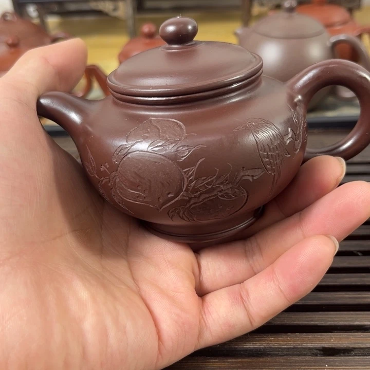紫砂茶壶原矿紫砂半手工制作