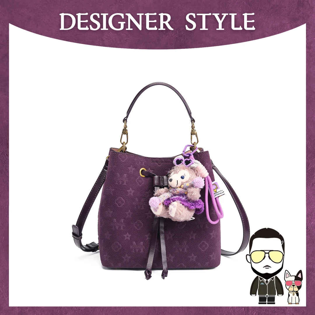 【左九设计师】轻奢时尚休闲百搭单肩斜跨包6993紫气东来