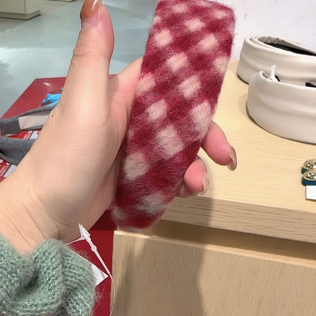 非金属皮质格子发箍