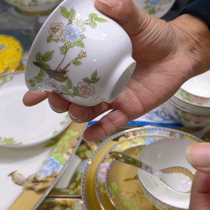 瓷片琴瑟和鸣杯子一个微瑕