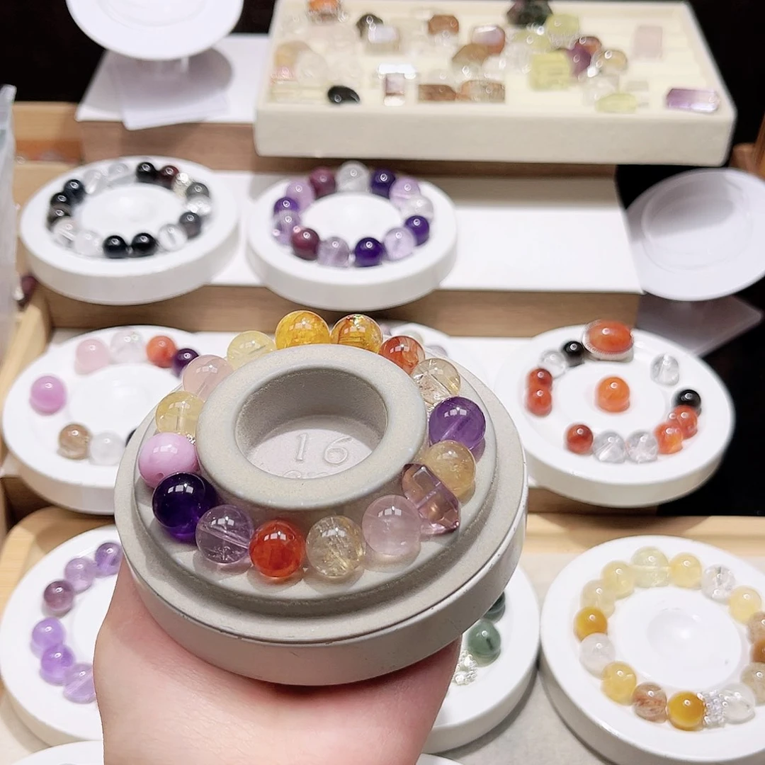 水晶手链未镶嵌焦****铁天然水晶