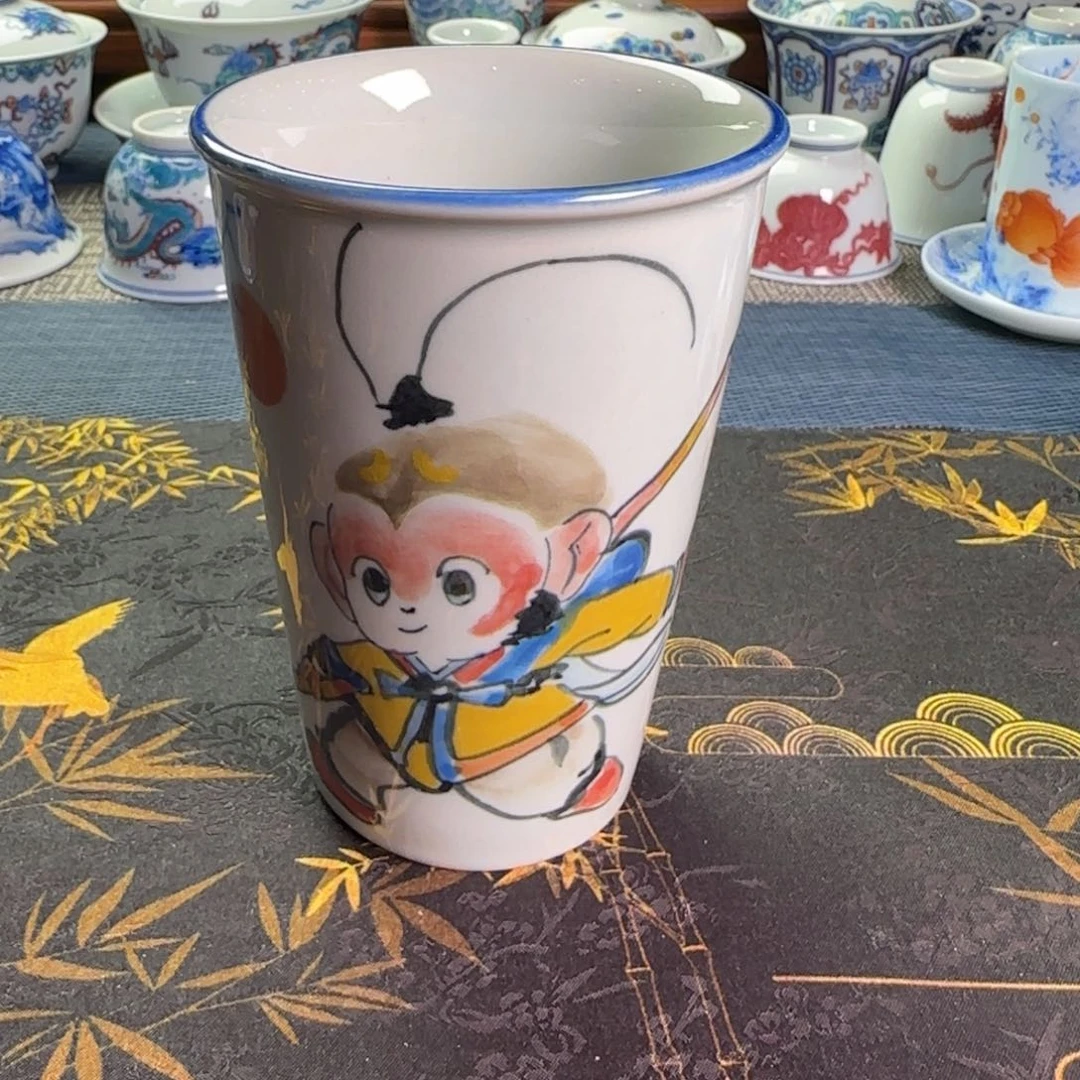瓷片悟空可乐杯一件