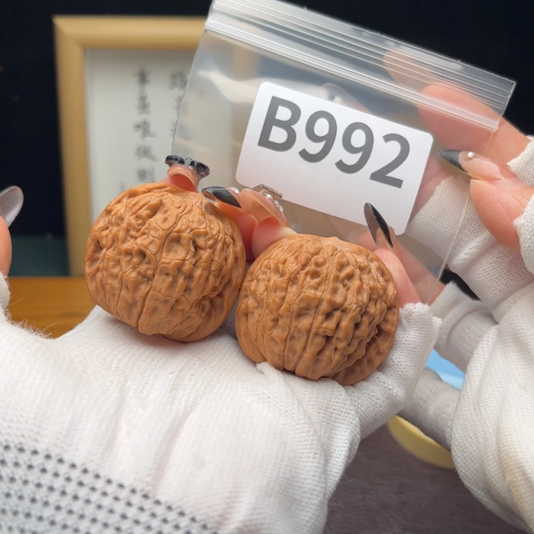 把件文玩核桃41莲花b992