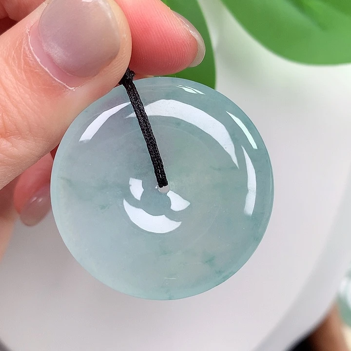 翡翠未镶嵌颈饰34/34.9-6.0mm